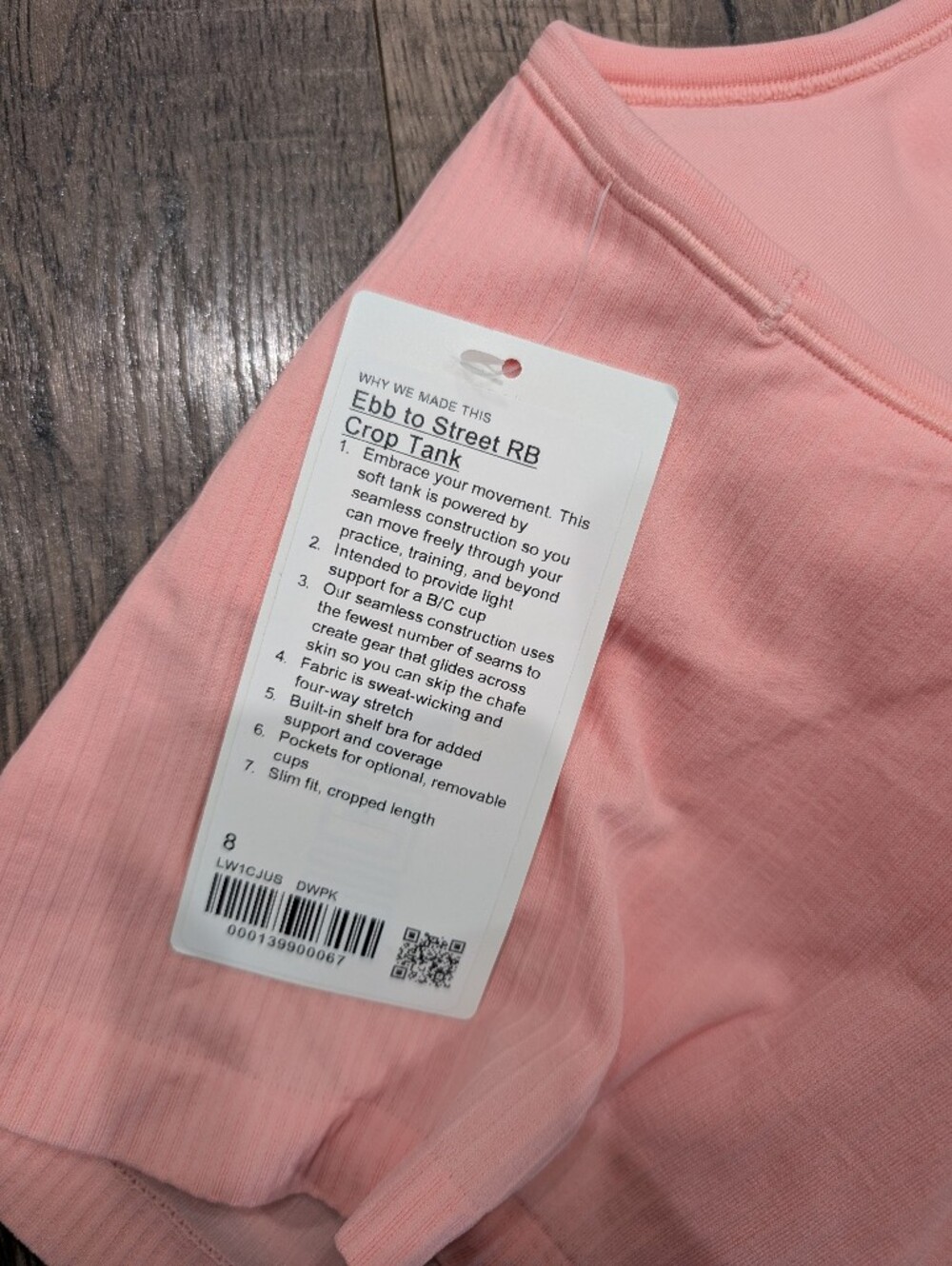 Lululemon Ebb To Street Tank *Crop* - Picture 3 of 3